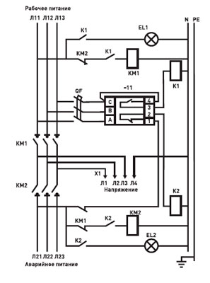 Электрическая принципиальная схема ШУ 8250