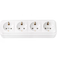 Розетка О/П Е/С 4-м Пралеска РА16-266