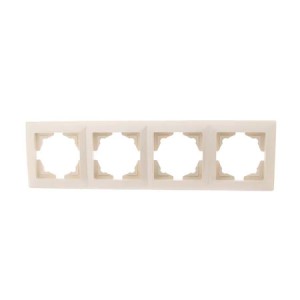 Рамка 4-м горизонтальная крем VIKO Carmen (уп/10/120шт)