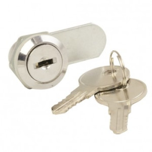 Комплект замка метал. с личинкой и ключём EKF