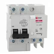 Дифференциальный автомат АД-2 63А/100мА (характеристика C, тип AC) 4,5кА EKF
