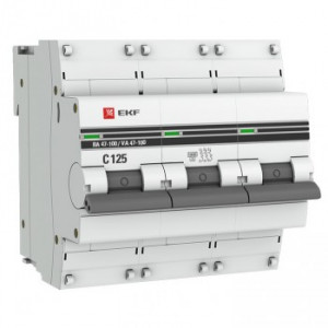 ВА47-100 3P 10А C 10kA EKF PROxima