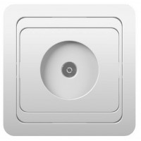 Розетка ТВ 1м с/у белый Classic 2027 POWERMAN (уп/10/200шт)