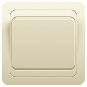 Выключатель 1кл с/у 10А 250В крем Classic 2021 POWERMAN (уп/10/200шт)