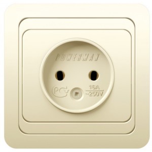 Розетка 1м с/у 16А 250В крем Classic 2022 POWERMAN (уп/10/200шт) Розетка 1м с/у 16А 250В крем Classic 2022 POWERMAN (уп/10/200шт)