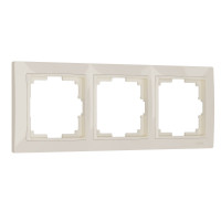 Рамка на 3 поста Snabb basic (слоновая кость) W0032003