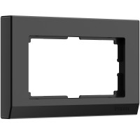 Рамка для двойной розетки Stark (черный) W0081808