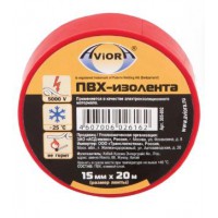 Изолента ПВХ Aviora красная (15ммх20м) (уп200)