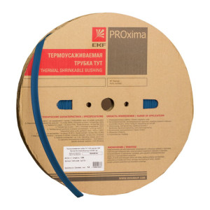 Трубка ТУТ нг 100/50 синяя рулон (25м) EKF