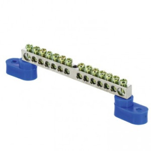 Шина N 63.14 (2 изолятора стойка) никель EKF