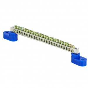 Шина N 63.24 (2 изолятора стойка) никель EKF