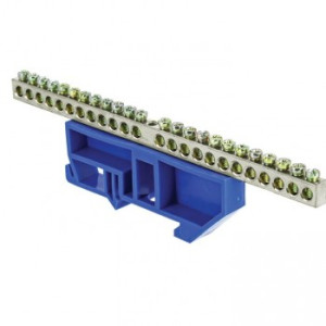 Шина N 63.24 (DIN изолятор) никель EKF