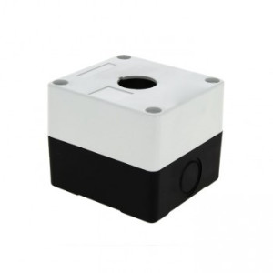 Корпус КП101 пластиковый 1 кнопка белый EKF