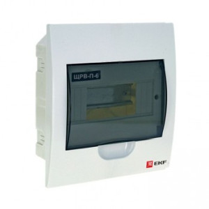 Щит распределительный встраиваемый ЩРВ-П-6 IP41 EKF