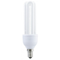 Лампа компактная люмин. 3U 20W 2700k E14 теплый свет 10000h EKF (уп.10/100)