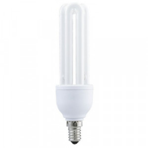 Лампа компактная люмин. 3U 20W 2700K E27 теплый свет 10000h EKF (уп.10/100)