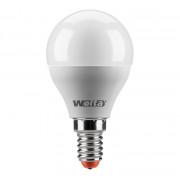 Лампа LED шар E14 7.5w 4000K 675Лм WOLTA 25S45GL7.5E14-P