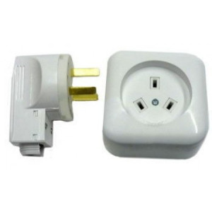 Штепсельный разъем с з/к РА32-002/В32-001 (3-х штырьк.) Минск (РШ/ВШ 32А/250В) (уп/28)