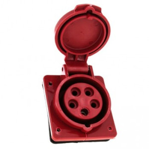 Розетка стационарная внутренняя 415 3Р+РЕ+N 16А 380В IP44 EKF