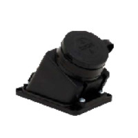 Розетка настенная угловая каучук 2Р+Е 16А 220-240V IP44 (уп/16шт) Розетка настенная угловая каучук 2Р+Е 16А 220-240V IP44 (уп/16шт)