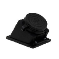 Розетка настенная угловая каучук 3Р+Е 16А 380-415V IP44 (уп/10шт) Розетка настенная угловая каучук 3Р+Е 16А 380-415V IP44 (уп/10шт)