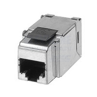Розетка RJ45, категория 5е, FTP, экран., металл