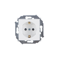 Розетка 1м c/з (белая) Simon 15 (уп/20шт) без рамки 1591432-030