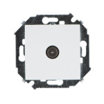 Розетка TV одиночная (белая) Simon 15 (уп/20шт) без рамки 1591475-030