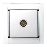 Розетка TV оконечная (белый) Simon 34 34477-30