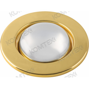 Светильник встраиваемый Norma 80 0 04 под зеркальную лампу R80 E27, золото, диам. отверстия 95 мм Comtech