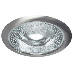 Светильник Down light 226 03 06 2х26W E27 круглый встр. со стеклом под комп. люмин. лампу с ПРА никель