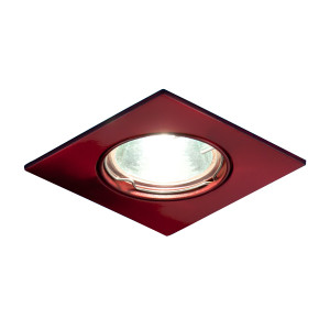 Светильник Quadro 51 014 литой, поворотный, с полимерным покрытием, бордо, MR16 (СКИДКА 50 %)