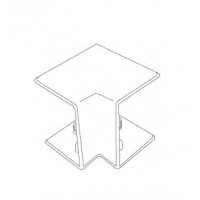 Внутренний угол для к/к 16х16 белый