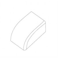 Заглушка для к/к 15х10 белая