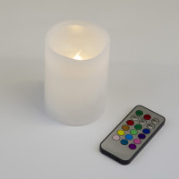 ULD-F052 RGB RC CANDLE Фигура светодиодная «Свеча» на батарейках 2АА (не в/к). 7,5х10 см. 1 светодиод. RGB свет. Пульт ДУ (в/к). TM Uniel