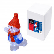 ULD-M2234-040/STA WHITE IP20 SNOWMAN-2 Фигура светодиодная «Снеговик-2», 40 светодиодов, размер 22*17*34 см, цвет свечения-белый, IP20.