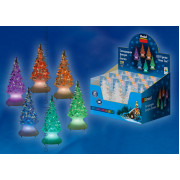 ULD-F620 RGB XMAS TREE SET12 Фигурка светодиодная на батарейках «Ёлочка» в составе набора из 12 шт. RGB. 5х10см. IP20. Батарейка CR2032 (в/к). TM Uniel.